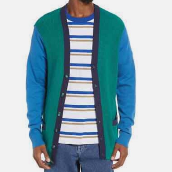 BP Nordstrom Colorblock Cardigan. NWT. Size Large - Picture 1 of 7